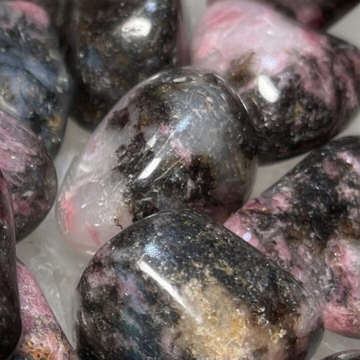 Tumbled Rhodonite