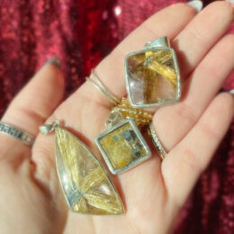 Star Rutilated Quartz Pendant