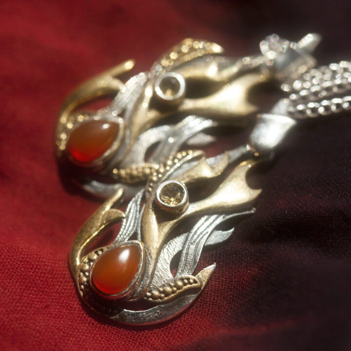 Beltane Flame of Desire Pendant