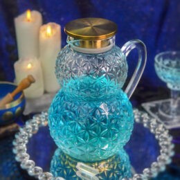 Flower of Life Moon Water Charging Pitcher