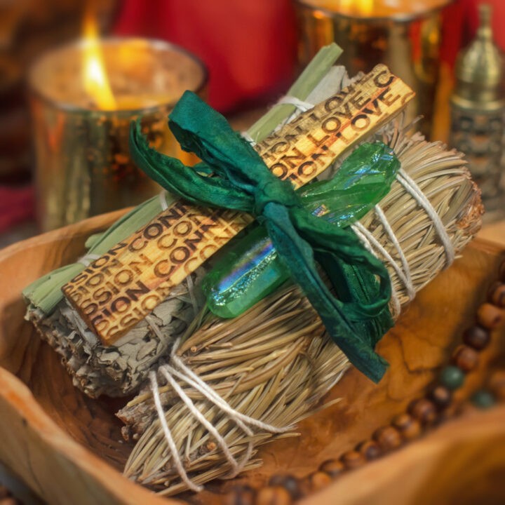 Love and Connection Anahata Smudging Set