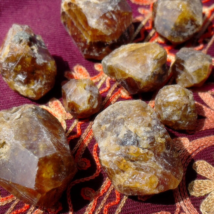 Rare Yellow Green Grossular Garnet