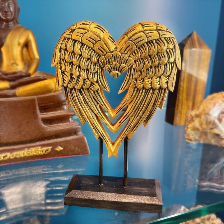 Wooden Angel Wings of Love