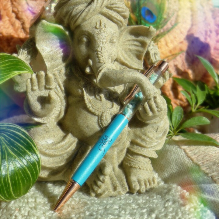 7 Chakra Gemstone Pen Set
