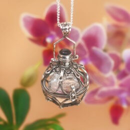 Athenas Caged Crystal Pendant