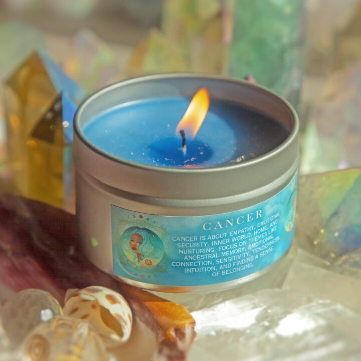 Cancer Zodiac Magic Intention Candle