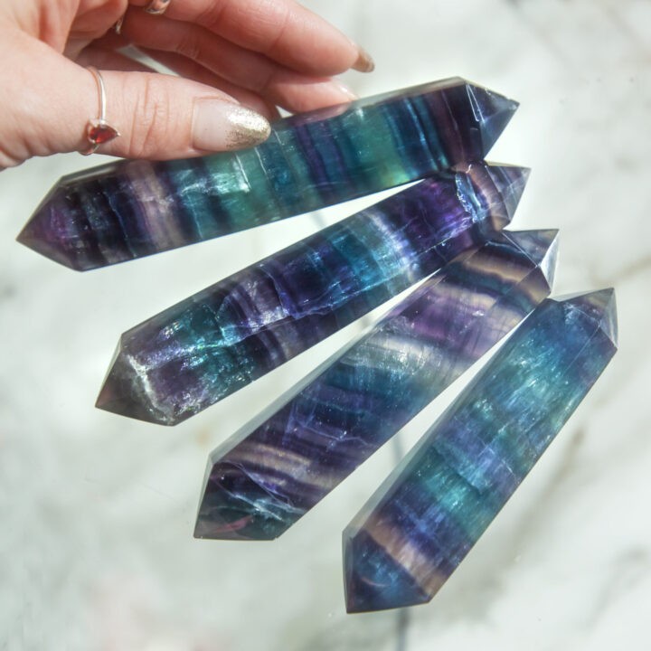 Discover Your Dharma Rainbow Fluorite Vogel