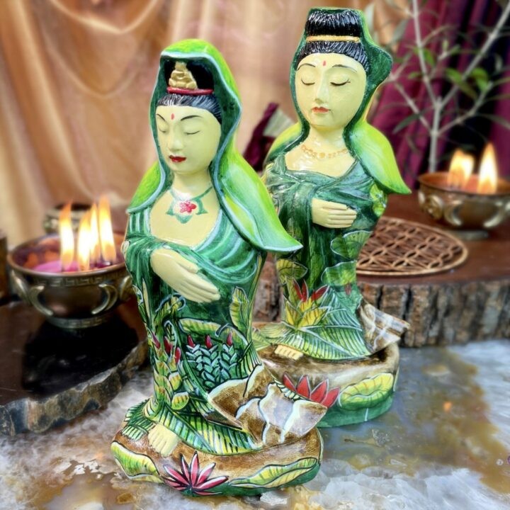 Handpainted Quan Yin