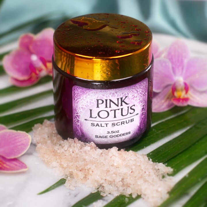 Pink Lotus Salt Scrub