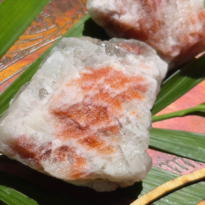 Sunstone in Green Orthoclase