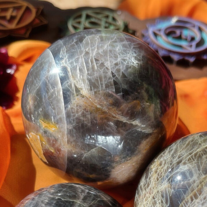 Black Moonstone Visioning Sphere