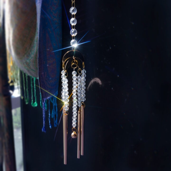 Blingy Moon Wind Chime