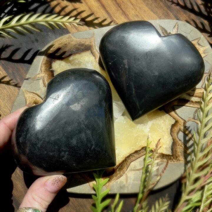 Clearing and Healing Shungite Heart