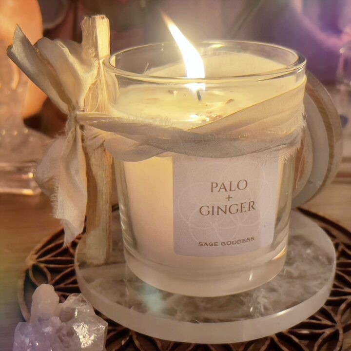 Limited Edition Palo Santo Plus Ginger Intention Candle