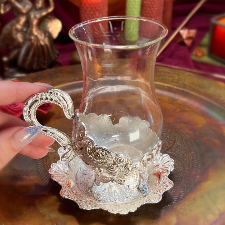 Moroccan Teacup and Saucer