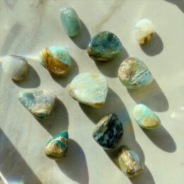Tumbled A-Grade Andean Blue Opal