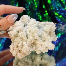 Blue Aragonite Cluster