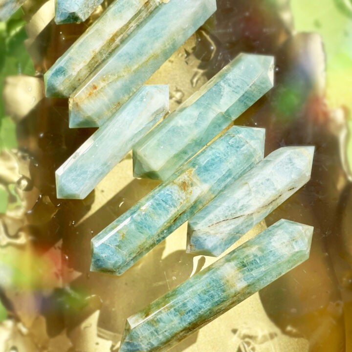 Double Terminated Aquamarine Wand