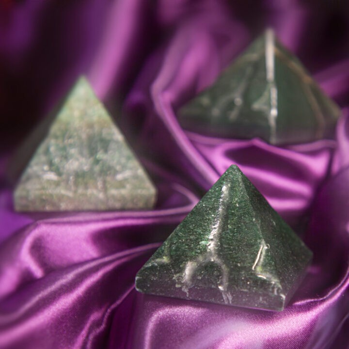 Fuchsite Indian Temple Pyramid