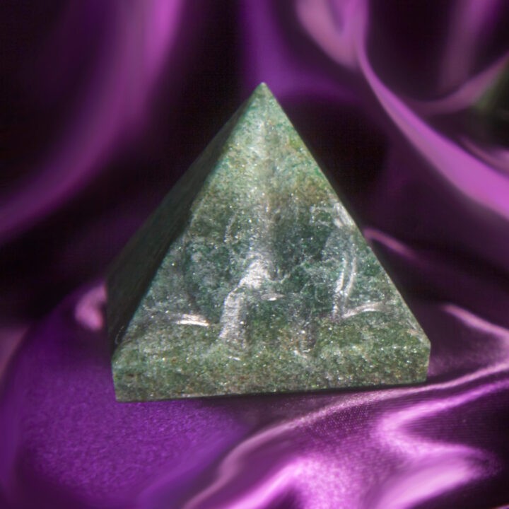 Fuchsite Indian Temple Pyramid