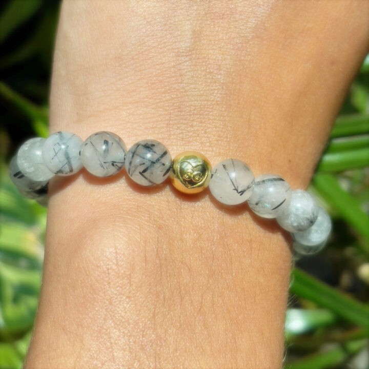 Tourmalinated Quartz Protection Bracelet