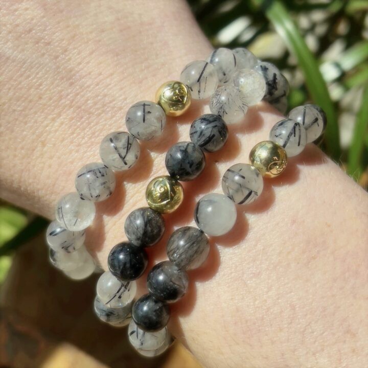 Tourmalinated Quartz Protection Bracelet