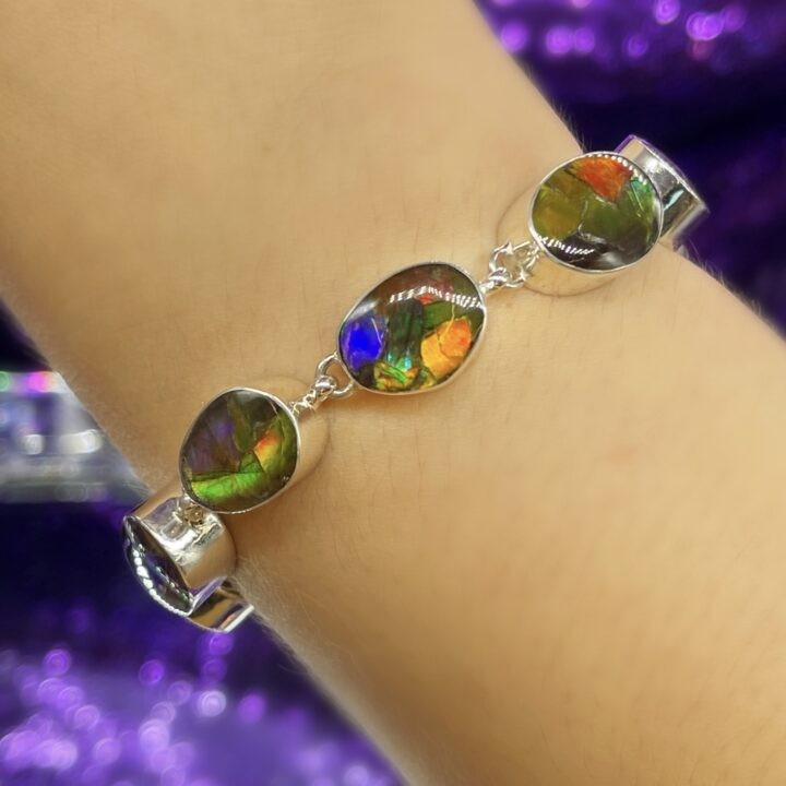 Flashy Ammolite Bracelet