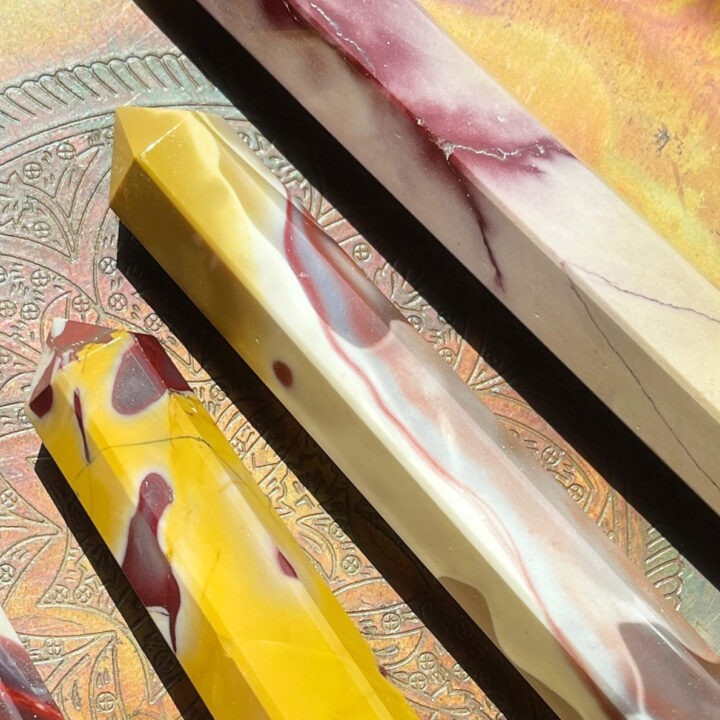 Beauty and Healing Mookaite Jasper Massage Wand