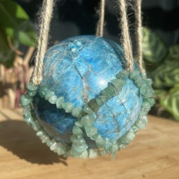 Hanging Gemstone Sphere Holder