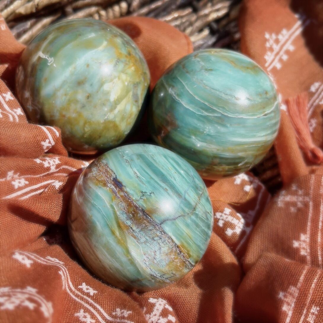 Home Shop Gems & Minerals Heavenly Healer Prase Quartz Sphere