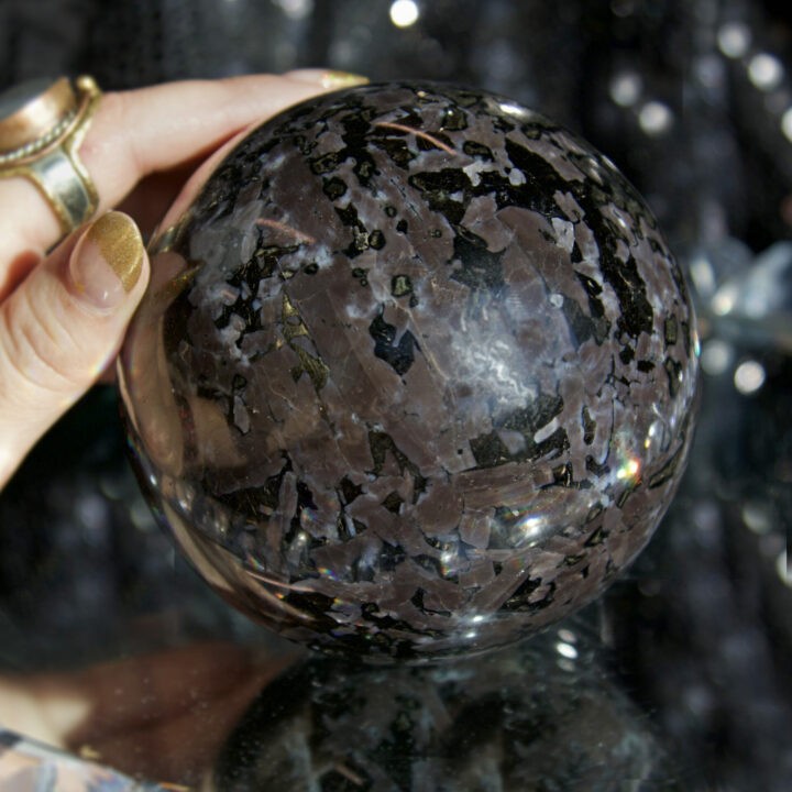 Indigo Gabbro Sphere