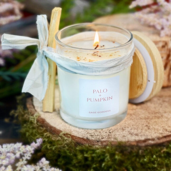 Limited Edition Palo Santo Plus Pumpkin Intention Candle