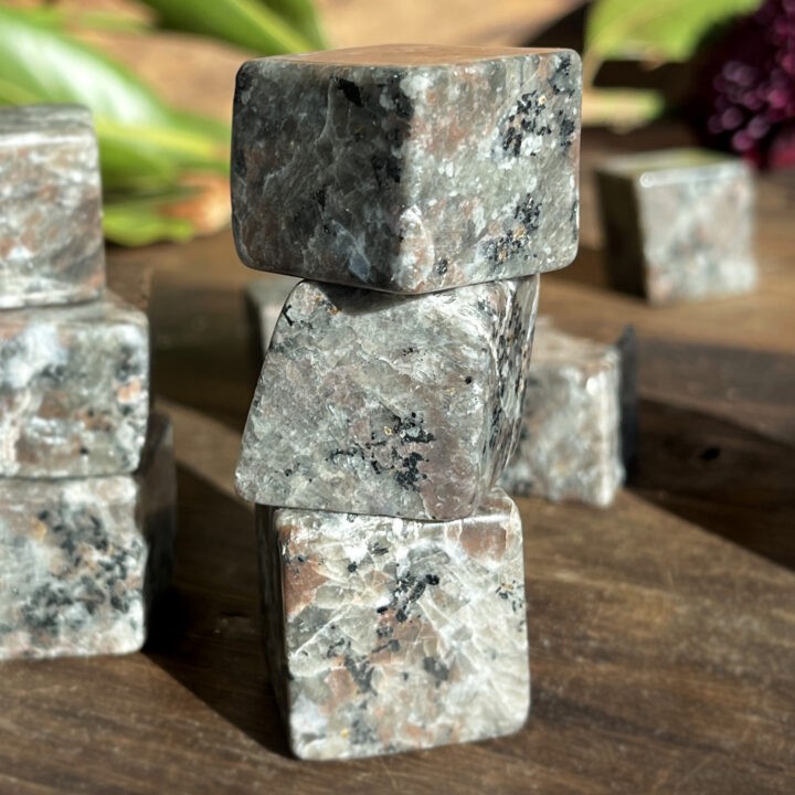 Tumbled Fluorescent Sodalite Cube