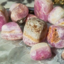 Tumbled Pink Aragonite