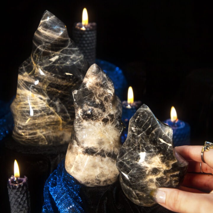 Black Moonstone Flame