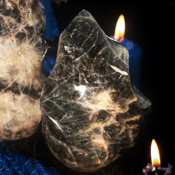 Black Moonstone Flame