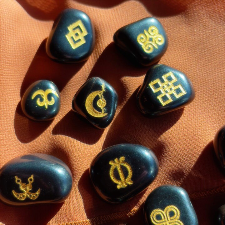 Black Agate Adinkra Casting Set