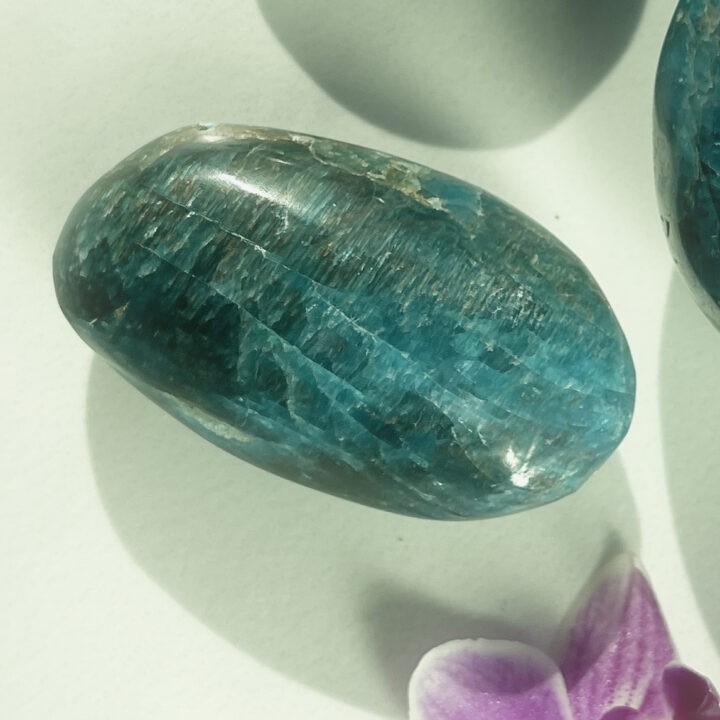 Blue Apatite Guidance Meditation Stone
