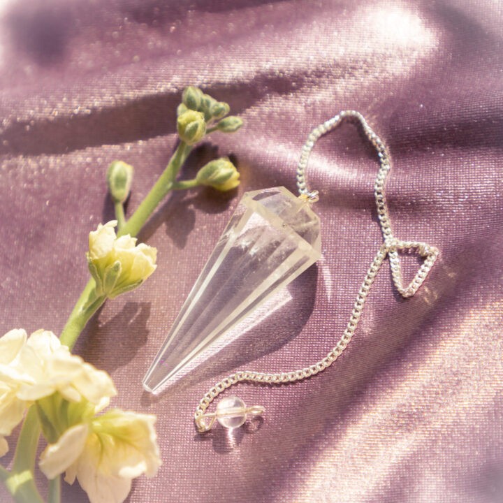 Clear Quartz Pendulum