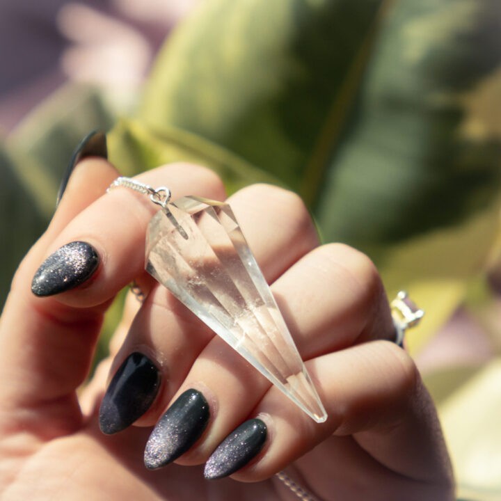 Clear Quartz Pendulum