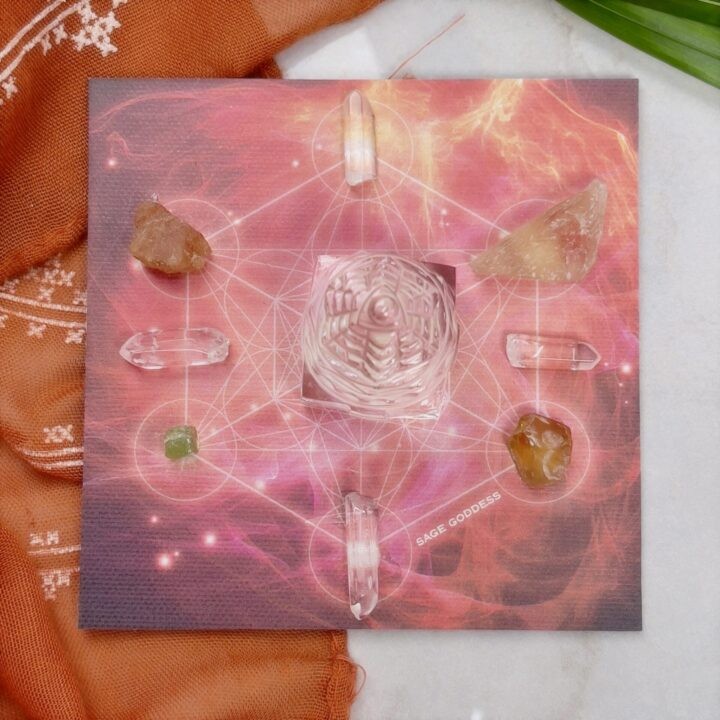 Health and Wealth Sri Yantra Grid