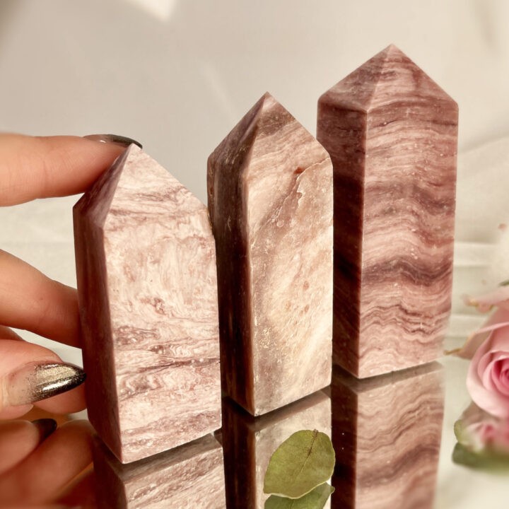 Rose Muscovite Obelisk