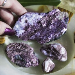 Natural Pink Tourmaline in Matrix