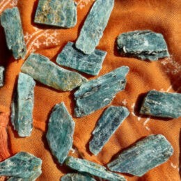 A-Grade Natural Teal Kyanite