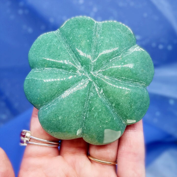 Green Aventurine Peyote Flower