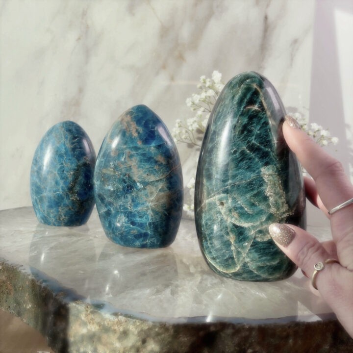 Blue Apatite Guidance Pillar