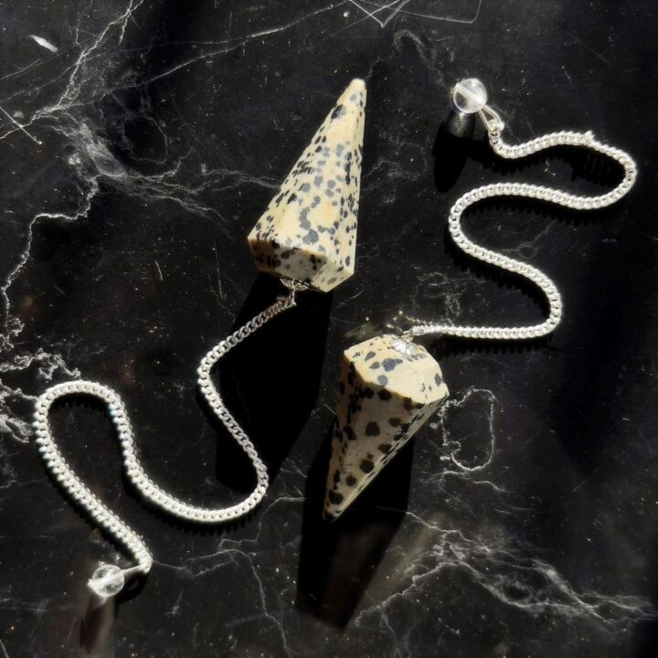 Dalmatian Jasper Pendulum