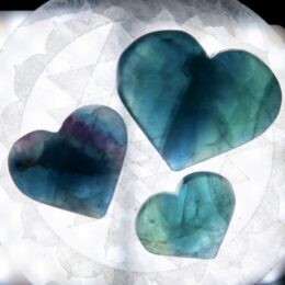 Find Your Purpose Teal Fluorite Heart
