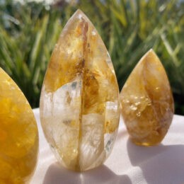 Golden Healer Quartz Flame