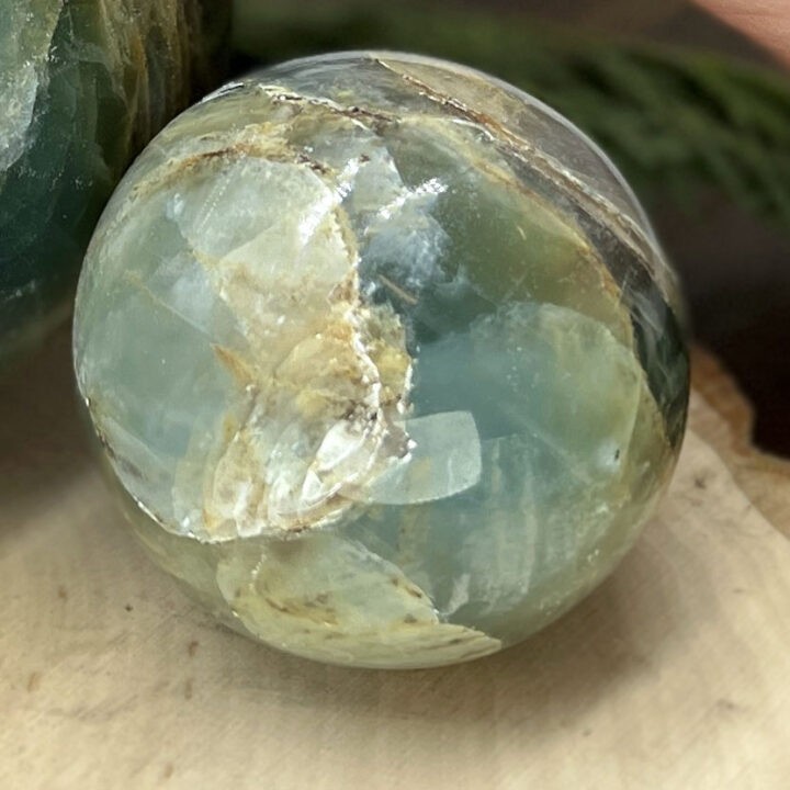 Lemurian Blue Calcite Sphere